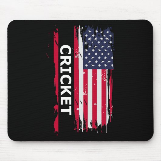 Cricket und Cricketspieler Mousepad (Vorne)