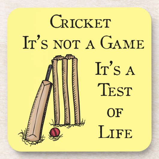 Cricket Untersetzer (Vorderseite)