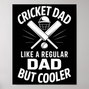 Cricket-Vater Lustiger Cricket  Poster