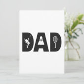 Cricket Vater Vatertag Cricket Sport Geschenk Einladung (Stehend Vorderseite)