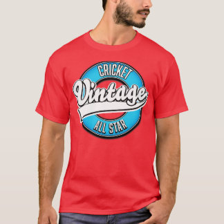 Cricket Vintag Alles Retro T-Shirt