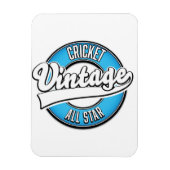 Cricket-Vintages Allstar-Logo Magnet (Vertikal)