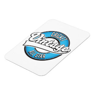Cricket-Vintages Allstar-Logo Magnet