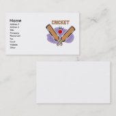 Cricket-Visitenkarten Visitenkarte (Vorne/Hinten)
