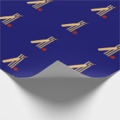 Cricket, Weide, Fledermaus und Ball, Geschenkpapier (Ecke)