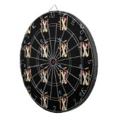 Cricket-Wickel, -Fledermäuse und -Ball, Dartscheibe (Vorderseite rechts)