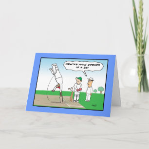Cricket Wicket - Funny Birthday Karte