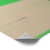 Cricket Wicket - Funny Cricket Poster (Ecke)