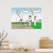 Cricket Wicket - Funny Cricket Poster (Küche)