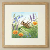 Cricket Winzige Insekten Kinderzimmer Poster