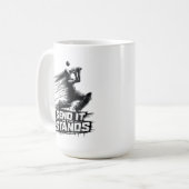 Cricket World Cup Power  T-Shirt Kaffeetasse (Vorderseite Links)