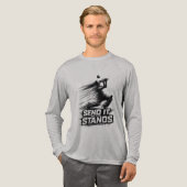 Cricket World Cup Power  Tri-Blend Shirt (Volle Vorderseite)