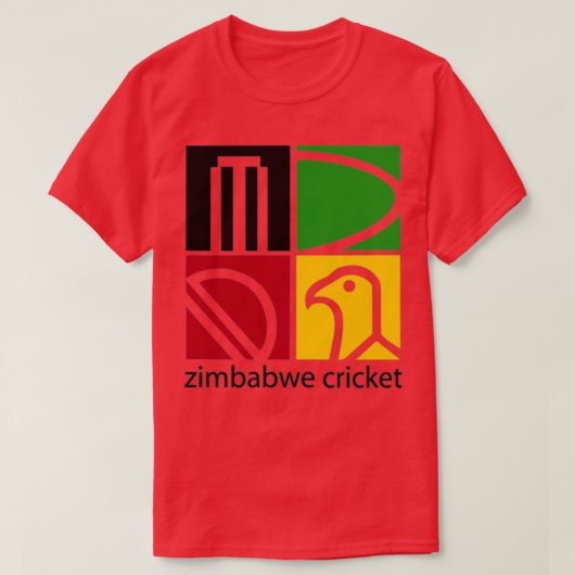 Cricket Zimbabwe T-Shirt (Design vorne)