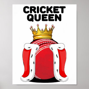 Cricket-Zitate Cricket-Spruch Cricketing Cricket Poster