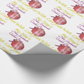 Cricketball Neuseeland Geschenkpapier (Ecke)
