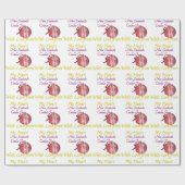 Cricketball Neuseeland Geschenkpapier (Flach)