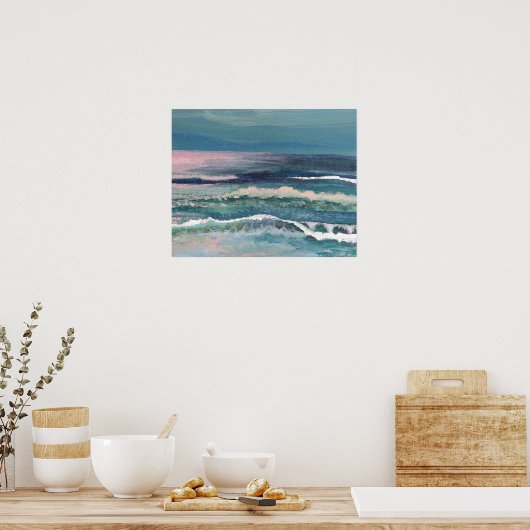 CricketDiane Beach Art Poster - Cricket's Ocean (Küche)