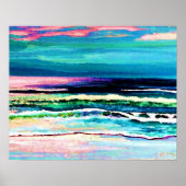 CricketDiane Beach Decor Poster - Cricket's Ocean (Vorne)