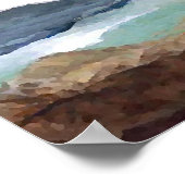 CricketDiane Beach Poster - Moody Sea Ocean Art (Ecke)