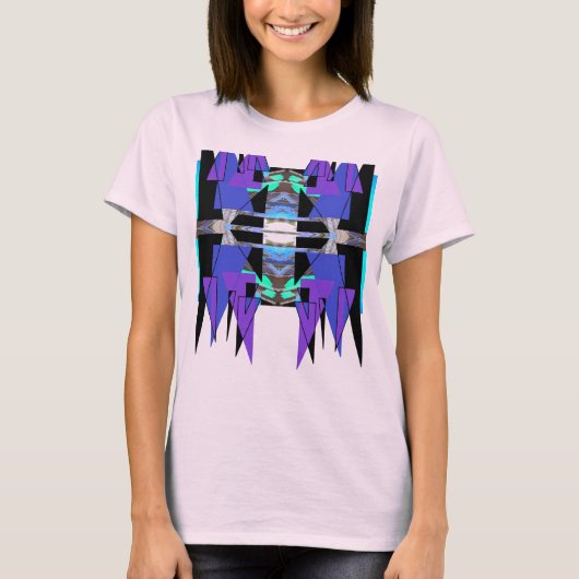 CricketDiane Extrem entwirft extreme Geometrie T-Shirt (Vorderseite)