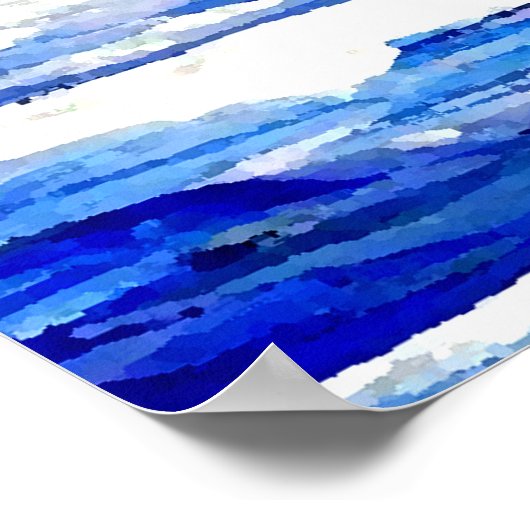 CricketDiane Ocean Poster Distant Sky (Ecke)