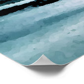 CricketDiane Ocean Poster - Lake Morning Mist (Ecke)