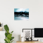 CricketDiane Ocean Poster - Lake Morning Mist (Heimbüro)