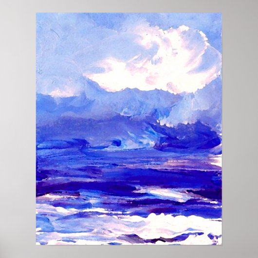 CricketDiane Ocean Poster - Ocean's Song Seascape (Vorne)