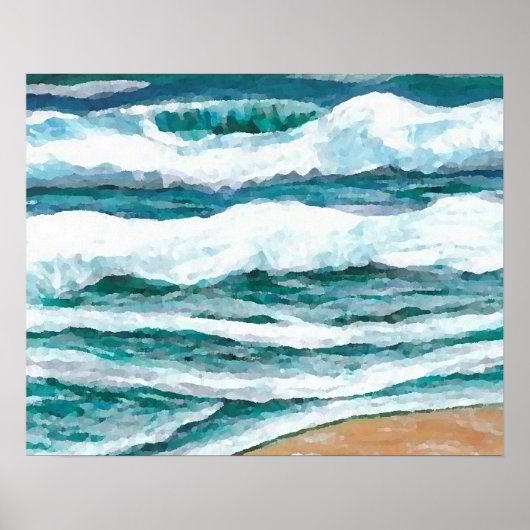 CricketDiane Ocean Poster - Sand at my Feet (Vorne)