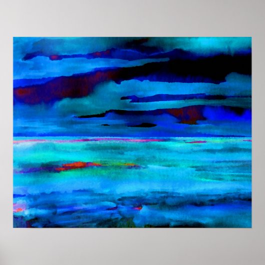 CricketDiane Ocean Poster - Sea Blue Sea (Vorne)