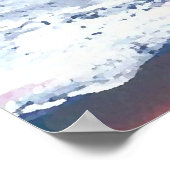 CricketDiane Ocean Poster - Sea Moonscape (Ecke)