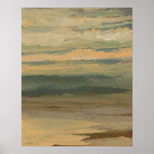 CricketDiane Ocean Poster - Spiegelmeer (Vorne)