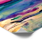 CricketDiane Ocean Poster - Sun Glow (Ecke)