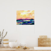 CricketDiane Ocean Poster - Sun Glow (Küche)