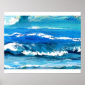 CricketDiane Ocean Poster - Wave Dance (Vorne)
