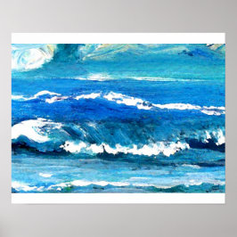 CricketDiane Ocean Poster - Wave Dance