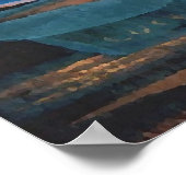 CricketDiane Segelposter - Boot in der Badewanne Poster (Ecke)