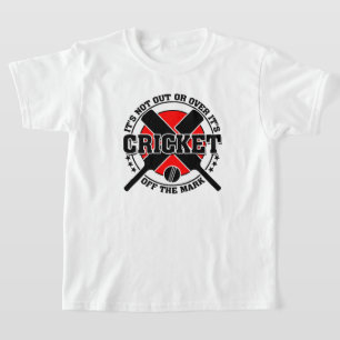Cricketer ist vom Mark Cricket abgeschnitten T-Shirt