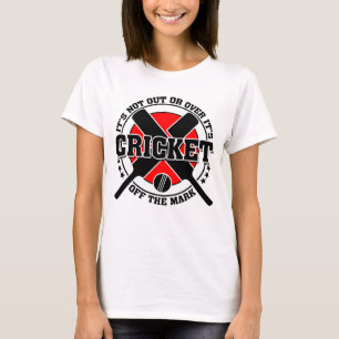 Cricketer ist vom Mark Cricket abgeschnitten T-Shirt