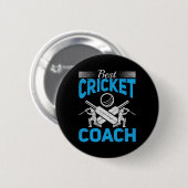 Cricketing Cricket - Bester Cricket-Trainer Button (Vorne & Hinten)