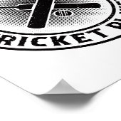 Cricketing Cricket Game - Pretend I'm A Cricket Pl Poster (Ecke)