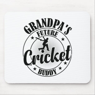 Cricketing Cricket Spieler - Opa's zukünftiger Cri Mousepad