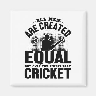Cricketliebhaber - Alle Menschen sind gleich gesch Magnet