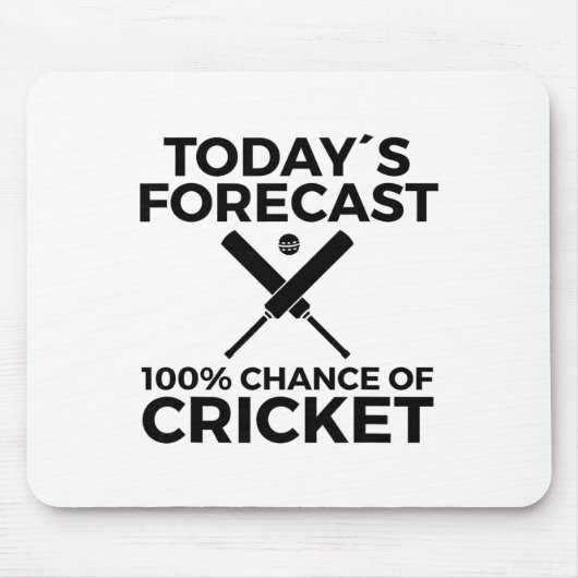 Cricketspieler 10 mousepad (Vorne)