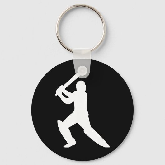 Cricketspieler 1 schlüsselanhänger (Vorderseite)