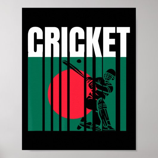 Cricketspieler 5 poster (Vorne)