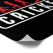 Cricketspieler Athleten Sporttrainer Evolution von Poster (Ecke)