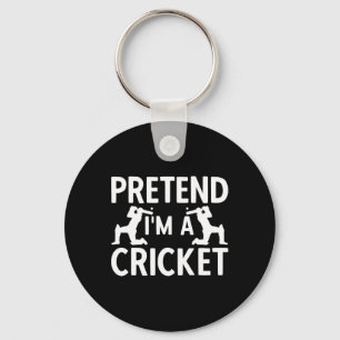 Cricketspieler Cricket Sport Vintage Cricket 5 Schlüsselanhänger