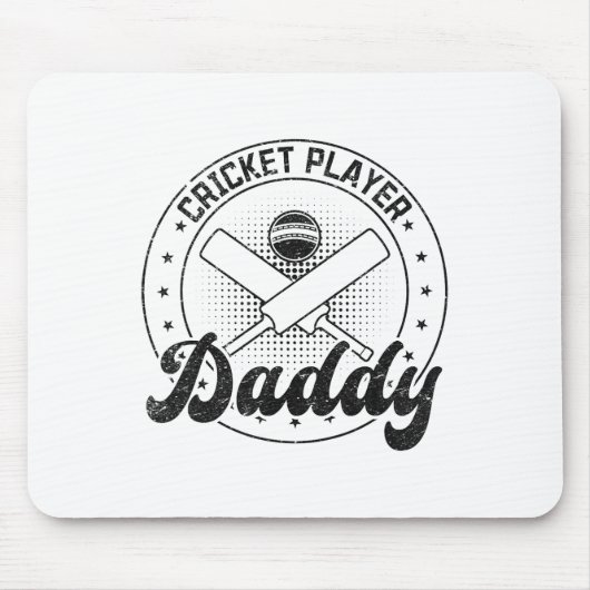 Cricketspieler Daddy Mousepad (Vorne)