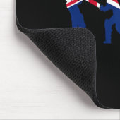 Cricketspieler-Designs Mousepad (Ecke)